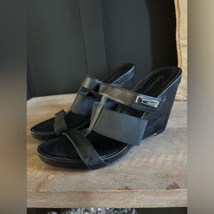 Calvin Klein wedge heel sandals